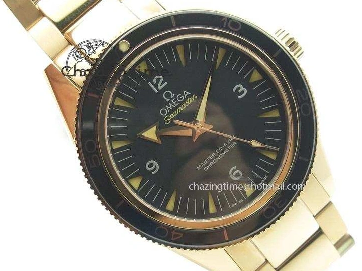 0123 Vibrant Seamaster 300 Master Co-Axial Liquidmetal V6F Best Edition RG On RG Bracelet A8400 (Free Nylon Strap) 8265